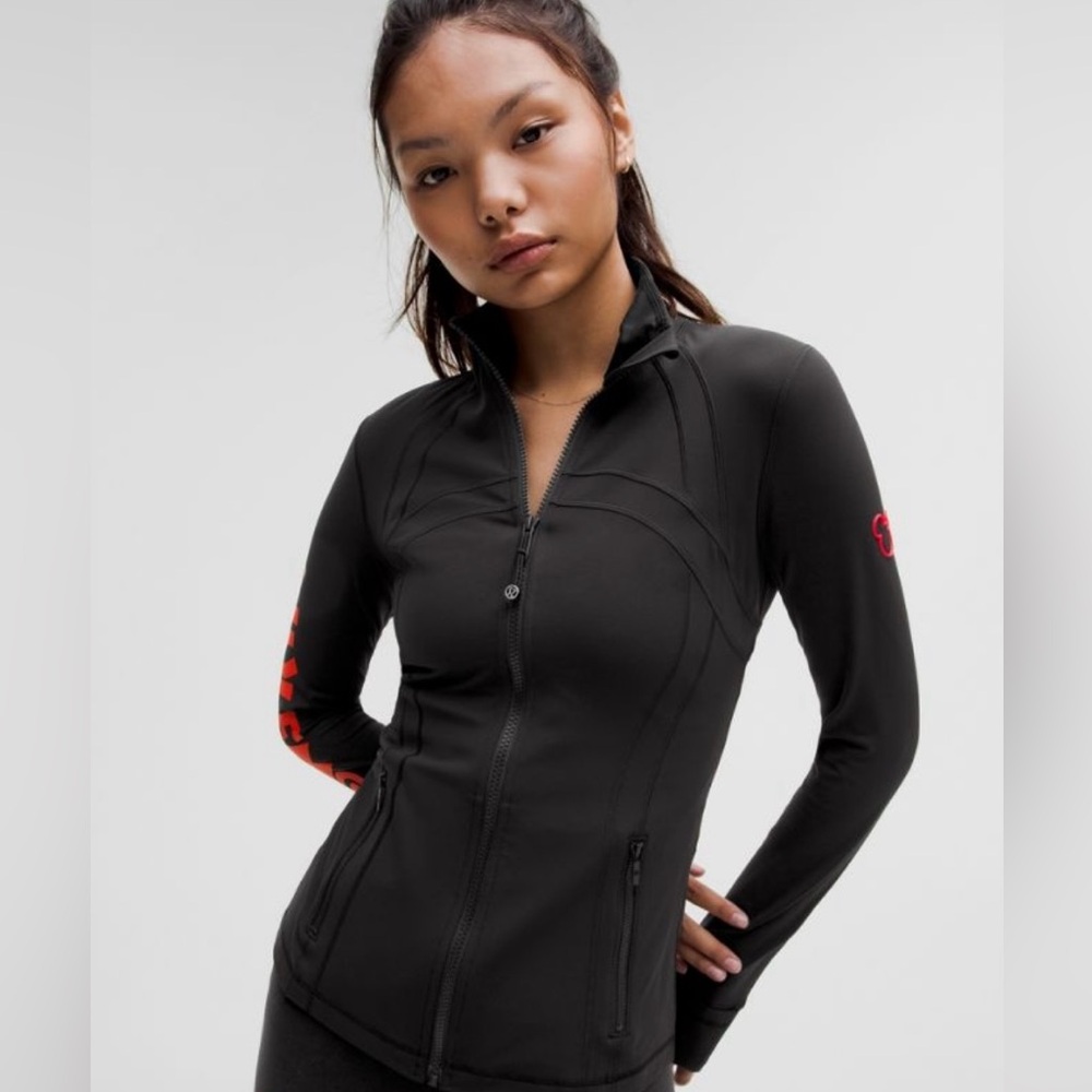 lululemon x disney athletica Black define jacket  size 6